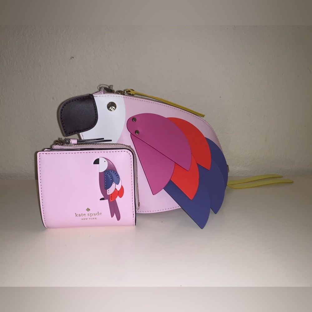 Kate Spade Novelty Parrot Crossbody Bag & Wallet Set